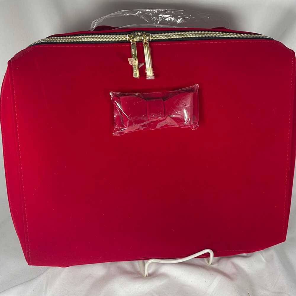 Bright Holiday Cosmetic or Lingerie Travel Bag